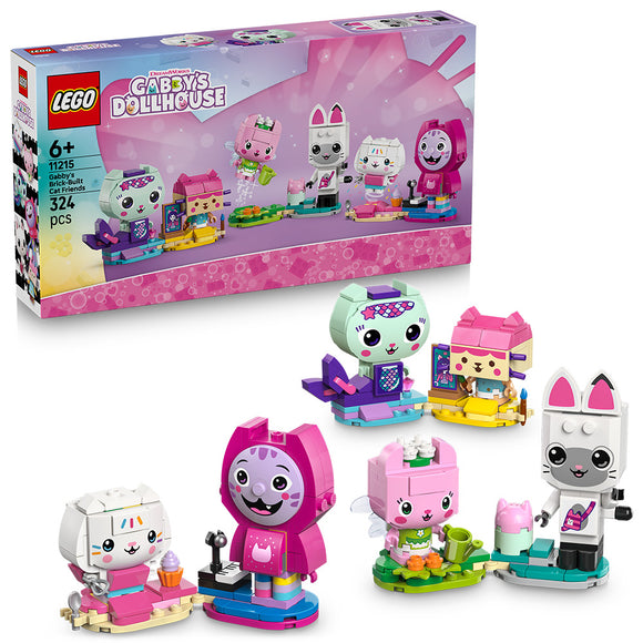 LEGO® Gabby’s Dollhouse Gabby’s Brick-Built Cat Friends 11215