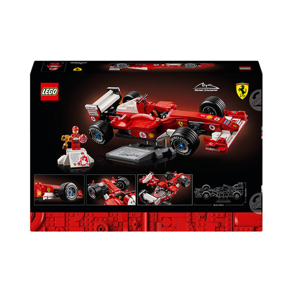 LEGO® Icons Ferrari F2004 & Michael Schumacher Model Car 11375
