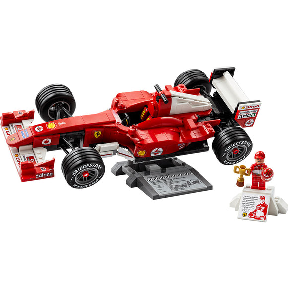 LEGO® Icons Ferrari F2004 & Michael Schumacher Model Car 11375