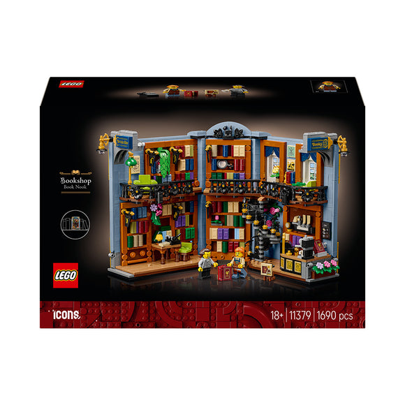 LEGO® Icons Bookstore: Book Nook Kit Building Set 11379