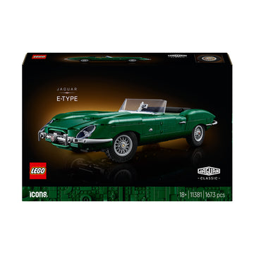LEGO® Icons Jaguar E-Type - Classic Sports Car Model 11381