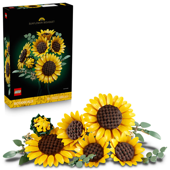 LEGO® Botanicals Sunflower Bouquet Flower Decor 11502