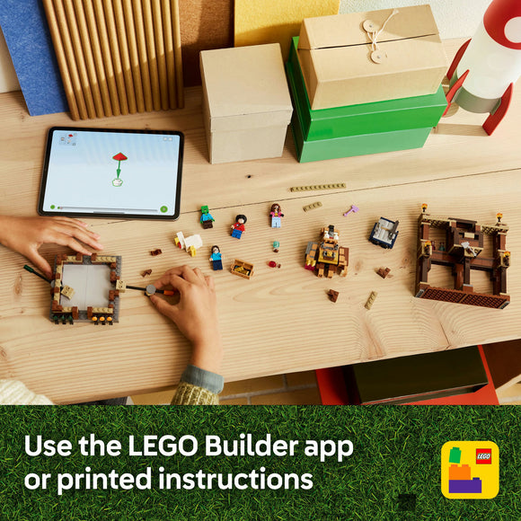 LEGO® Minecraft® Woodland Mansion Fighting Ring Gamer Toy with Mob Figures 21272