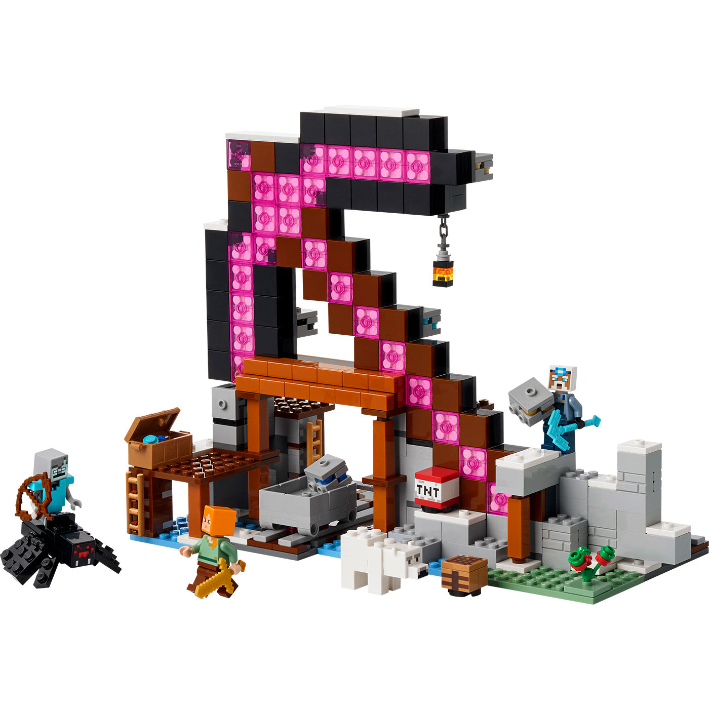 LEGO® Minecraft® The Pickaxe Mine Gamer-Room Decor and Axe Toy