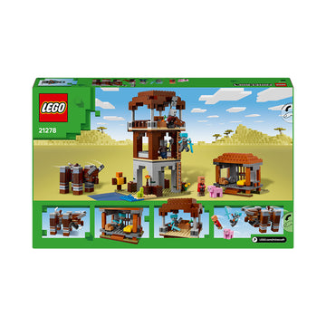 LEGO® Minecraft® The Pillager Outpost and Ravager Gamer Building Toy Gift 21278 - 0