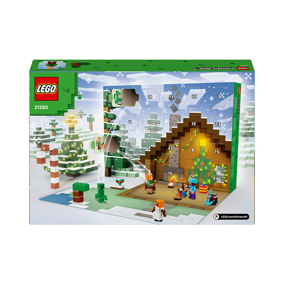 LEGO® Minecraft® Advent Calendar 2025, Christmas Gamer Gifts for Kids 21280