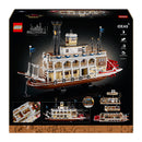 LEGO® Ideas River Steamboat, Nautical Decor for the Home 21356-2