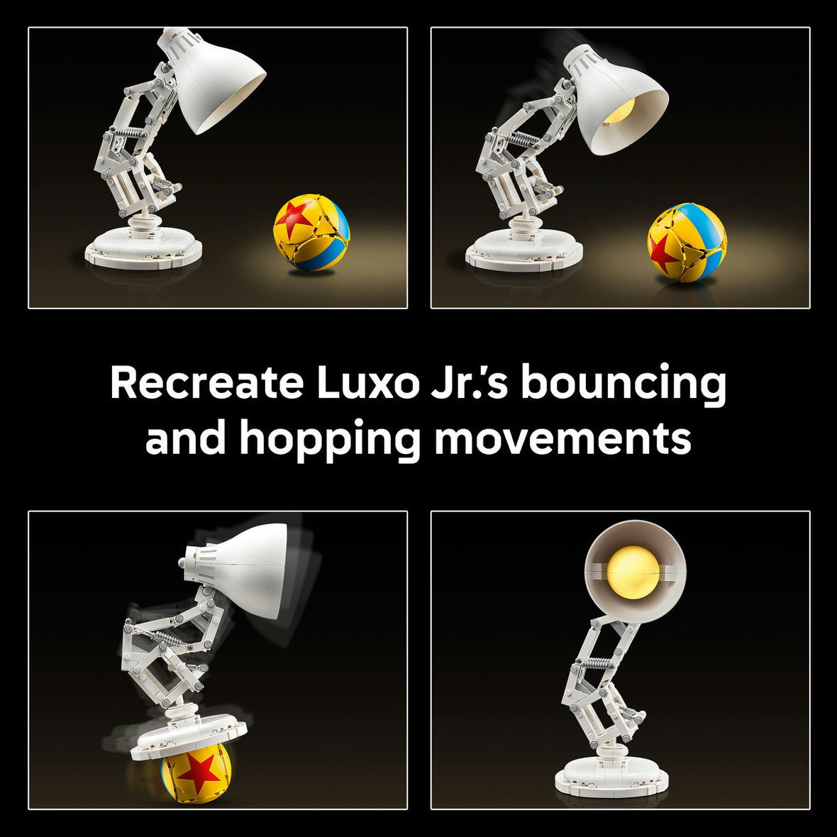 LEGO® Ideas | Disney Pixar Luxo Jr. Buildable Display Model 21357