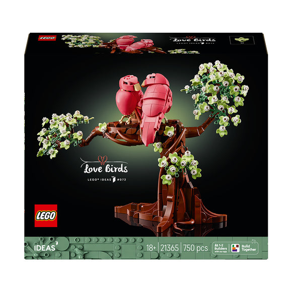 LEGO® Ideas Love Birds Building Set - Bird Decor 21365