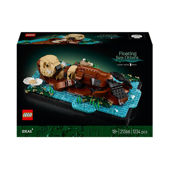 LEGO® Ideas Floating Sea Otters Building Set 21366