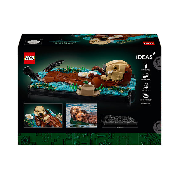 LEGO® Ideas Floating Sea Otters Building Set 21366