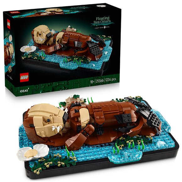 LEGO® Ideas Floating Sea Otters Building Set 21366