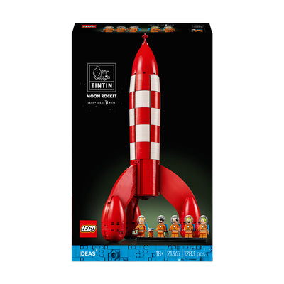 LEGO® Ideas Tintin® Moon Rocket Building Kit for Adults 21367