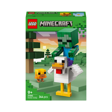 LEGO® Minecraft® Chicken Jockey Building Toy Decor 21582