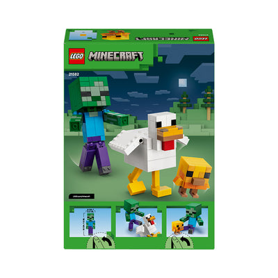 LEGO® Minecraft® Chicken Jockey Building Toy Decor 21582 - 0