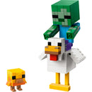 LEGO® Minecraft® Chicken Jockey Building Toy Decor 21582-3