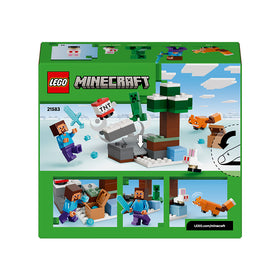 LEGO® Minecraft® Steve’s Taiga Adventure Gamer Gift 21583 - 0
