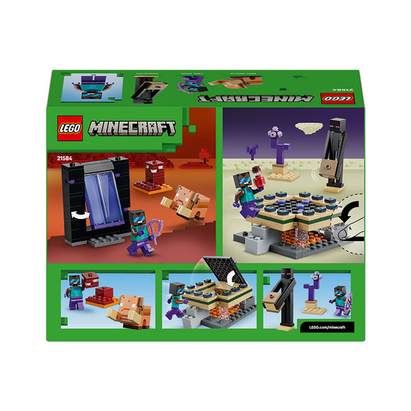 LEGO® Minecraft® Nether & End Portal Journey Gamer Toy 21584