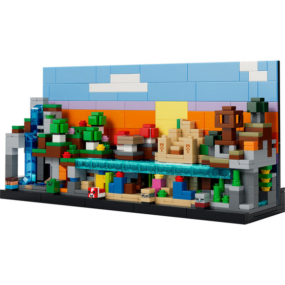 LEGO® Minecraft® Mini Biomes Gaming Art Building Set 21589