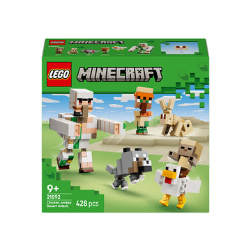 LEGO® Minecraft® Chicken Jockey Desert Attack Toy 21592
