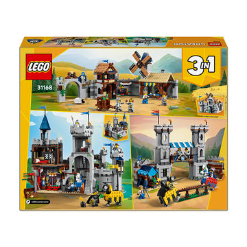 LEGO® Creator 3in1 Medieval Horse Knight Castle Playset Building Toy 31168 - 0