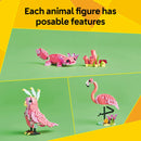 LEGO® Creator 3in1 Wild Animals: Pink Flamingo Animal Toy Playset 31170-10