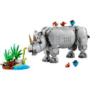 LEGO® Creator 3in1 Wild Animals: Majestic Rhino with Birds Toy Playset 31171-3