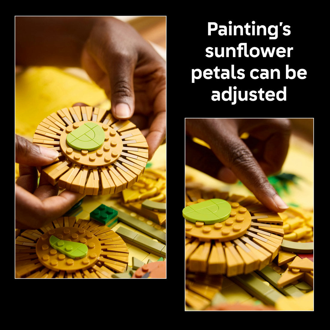 LEGO® Art Vincent van Gogh – Sunflowers Wall Artwork Building Set 31215 - SLIGHTLY DAMAGED BOX