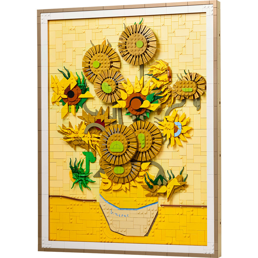 LEGO® Art Vincent van Gogh – Sunflowers Wall Artwork Building Set 31215 - SLIGHTLY DAMAGED BOX