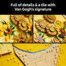 LEGO® Art Vincent van Gogh – Sunflowers Wall Artwork Building Set 31215-10