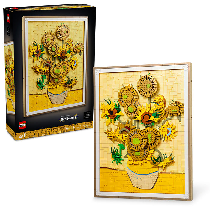 LEGO® Art Vincent van Gogh – Sunflowers Wall Artwork Building Set 31215 - SLIGHTLY DAMAGED BOX