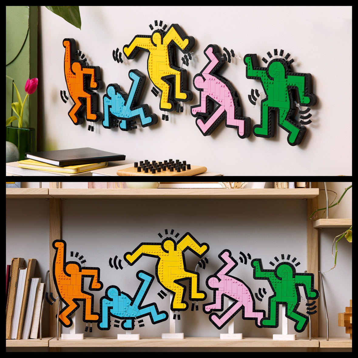 LEGO® Art Keith Haring – Dancing Figures Living Room Decor Set 31216
