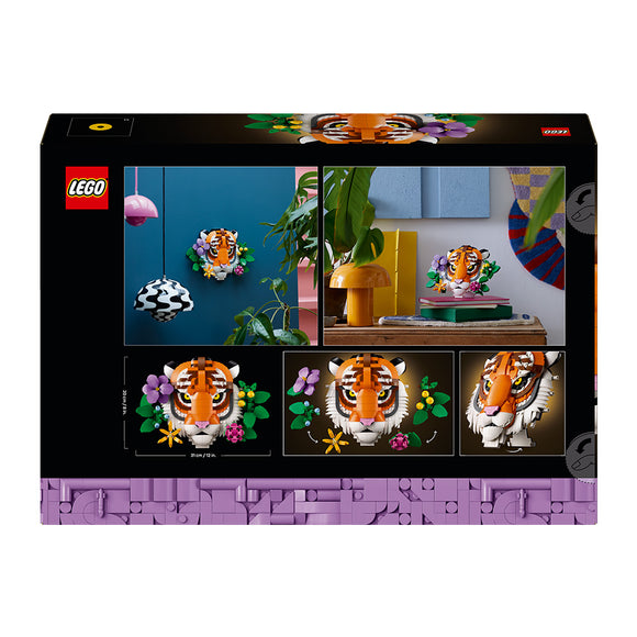 LEGO® Art The Fauna Collection – Tiger, Housewarming Gift for a New Home 31217