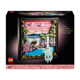 LEGO® Art Japanese Cherry Blossom Landscape Wall Art 31218