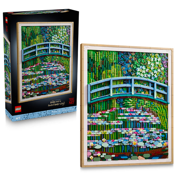 LEGO® Art Claude Monet – Bridge over a Pond of Water Lilies 31220