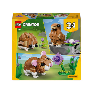LEGO® Creator 3 in 1 Cute Hamster with a Flower Toy 31376 - 0
