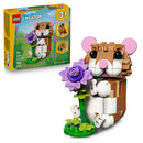 LEGO® Creator 3 in 1 Cute Hamster with a Flower Toy 31376-10