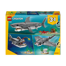 LEGO® Creator Fierce Shark with a Treasure Chest Toy 31381 - 0