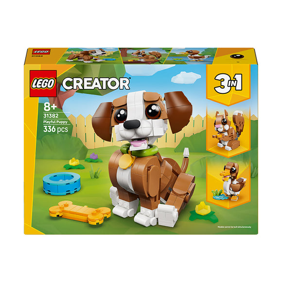 LEGO® Creator 3 in 1 Cute Animals: Playful Puppy Dog 31382