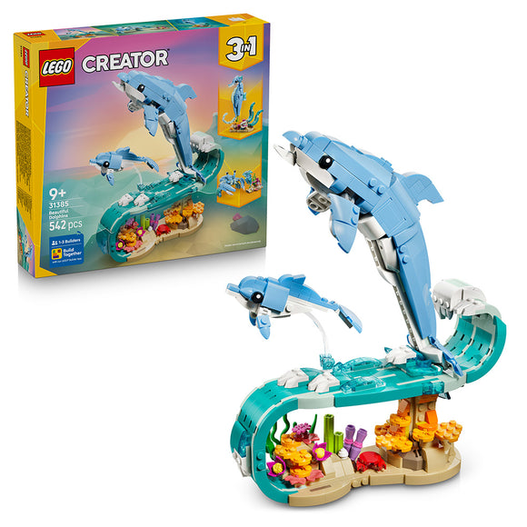 LEGO® Creator 3 in 1 Sea Animals: Beautiful Dolphins 31385