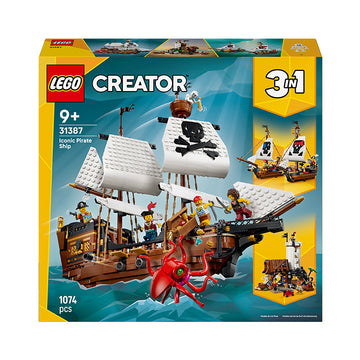 LEGO® Creator 3 in 1 Iconic Pirate Ship Toy 31387