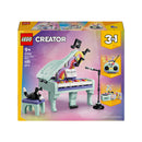 LEGO® Creator 3 in 1 Music Decor Piano with Cat 31392-1