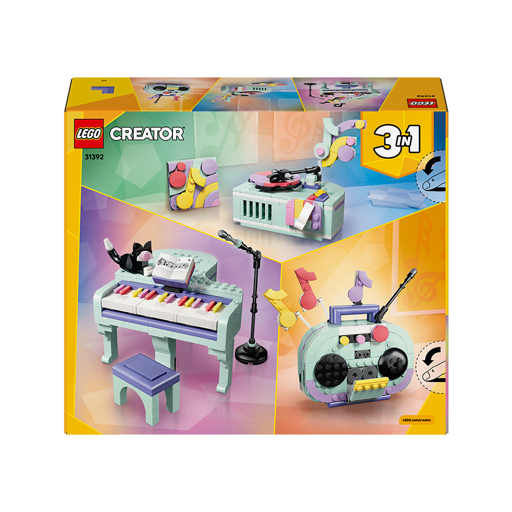 LEGO® Creator 3 in 1 Music Decor Piano with Cat 31392