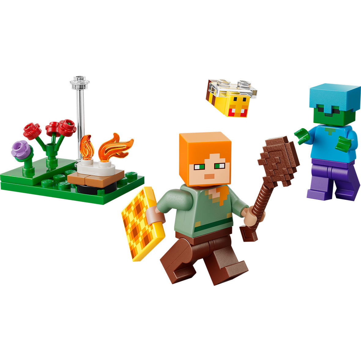 LEGO® Minecraft® Alex's Campfire Conflict Recruitment Bag 30732