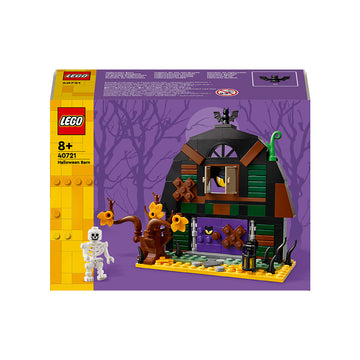 LEGO® Halloween Barn Building Toy with Skeleton Minifigure 40721