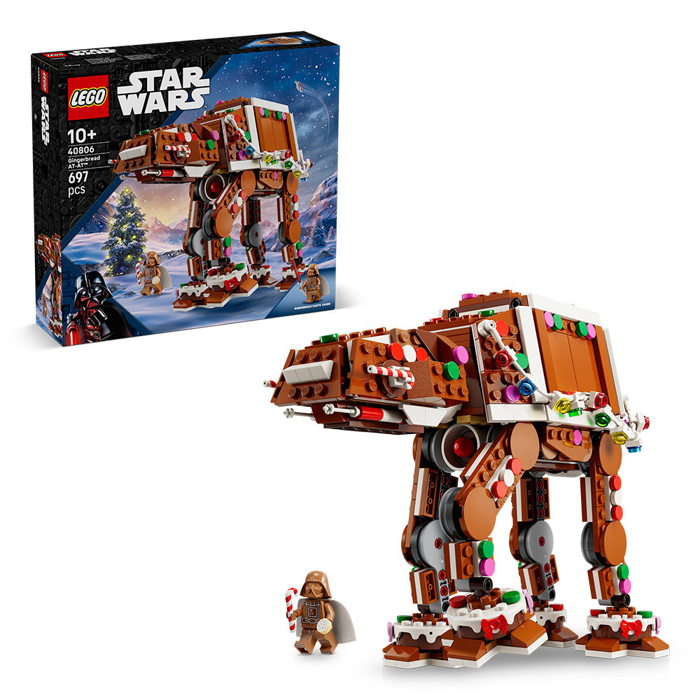 LEGO® Star Wars™ Gingerbread AT-AT™ Walker, Christmas Craft Building Set 40806
