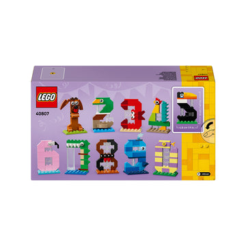 LEGO® Iconic Birthday Numbers Animal Decor 40807 - 0