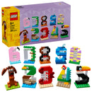 LEGO® Birthday Numbers Animal Decor 40807-10