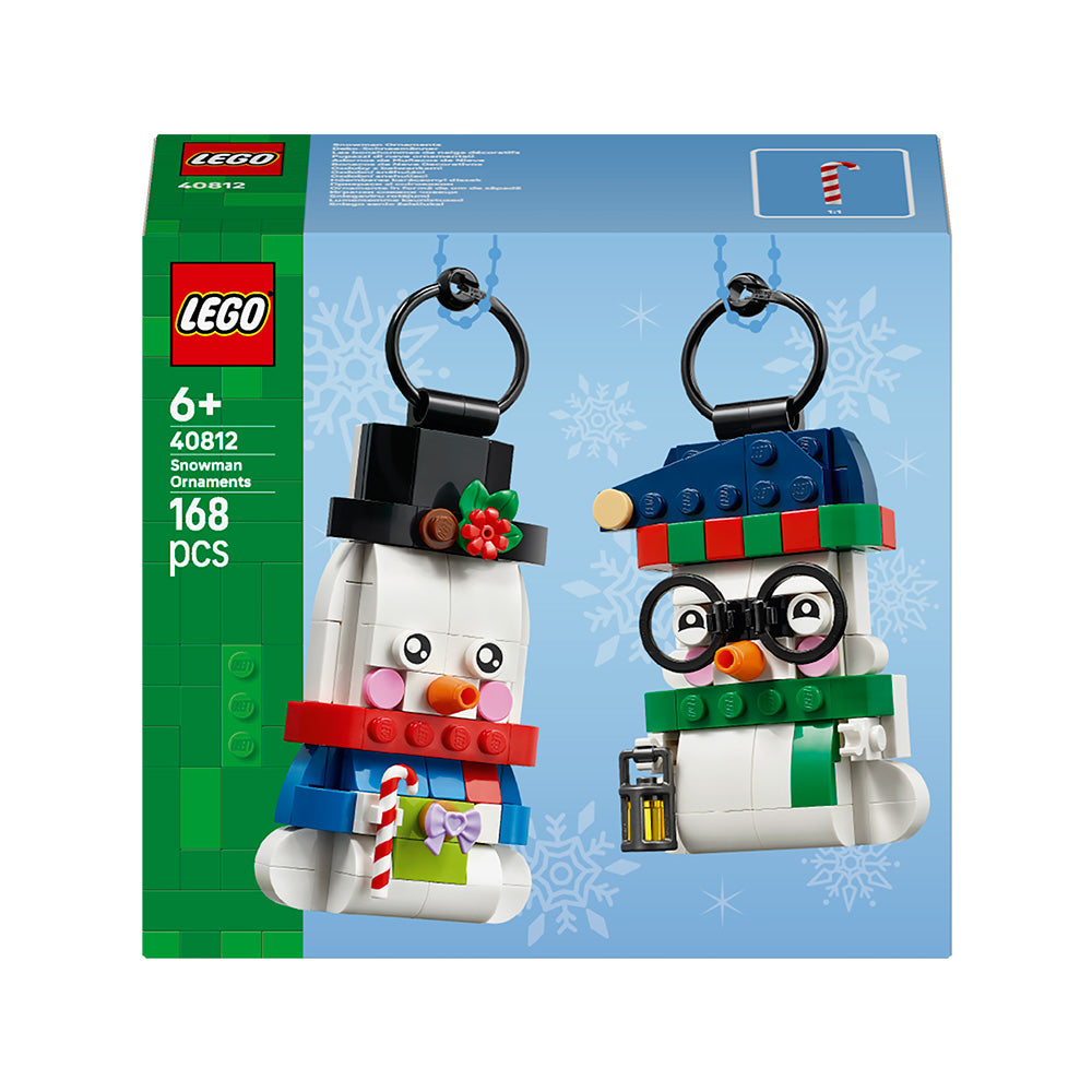 LEGO® Snowman Ornaments Christmas Decor Holiday Decorations 40812