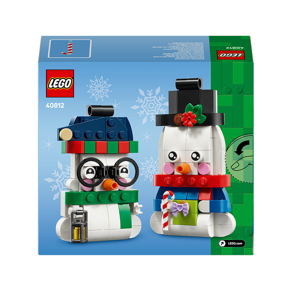 LEGO® Snowman Ornaments Christmas Decor Holiday Decorations 40812